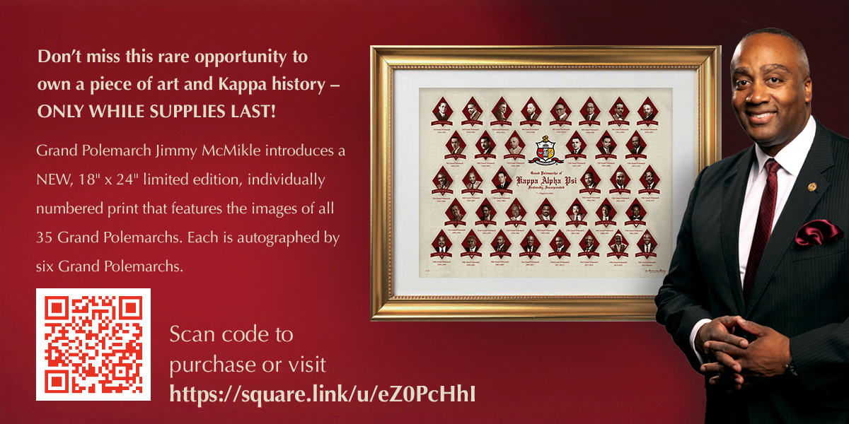 Limited edition Grand Polemarch print featuring all 35 Grand Polemarchs