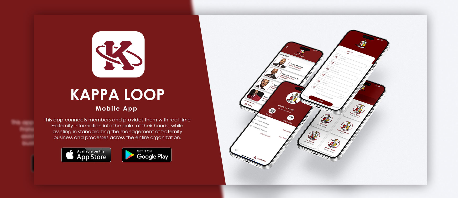 Kappa Loop Mobile App — Download on the App Store and Google Play